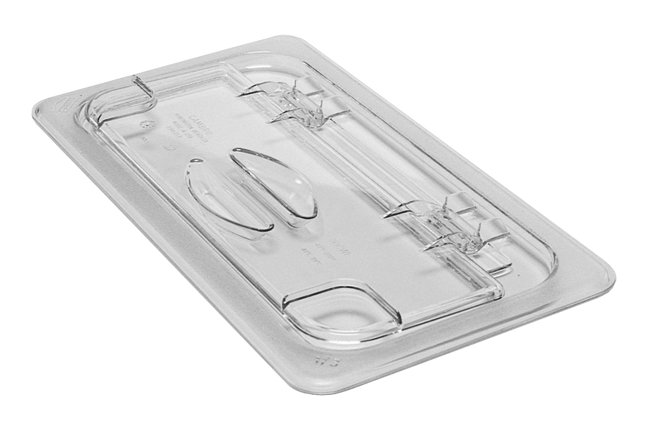 Veko na gastronádobu s výklopnou časťou 1/3, 17,6x32,5 cm, priehľadný PC