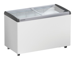 [EFE 3852] Predajná truhlicová mraznička so statickým chladením, 280 l, biela, sklenený posuvný kryt