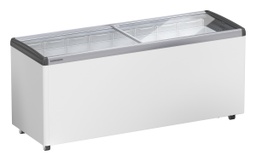 [EFE 6052] Predajná truhlicová mraznička so statickým chladením, 457 l, biela, sklenený posuvný kryt