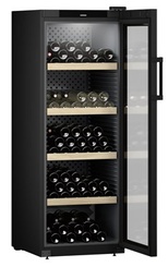 [WPbl 5001] Chladnička na skladovanie vína GrandCru, 385 l, čierna, sklenené dvere