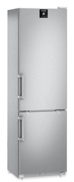 [FCFCvg 4002] Kombinovaná chladiaca skriňa s mrazničkou, plné dvere, nerez, 267 l + 110 l