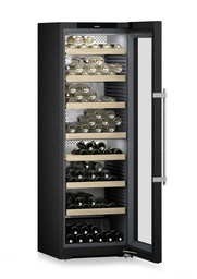 [WPbsi 5252] Chladnička na skladovanie vína Vinidor, 367 l, 2 zóny, čierna, sklenené dvere, smart