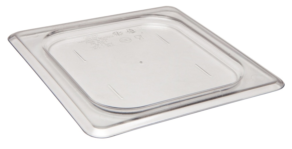 Veko na gastronádobu 1/6, 16,2x17,6 cm, hladká, priehľadný PC