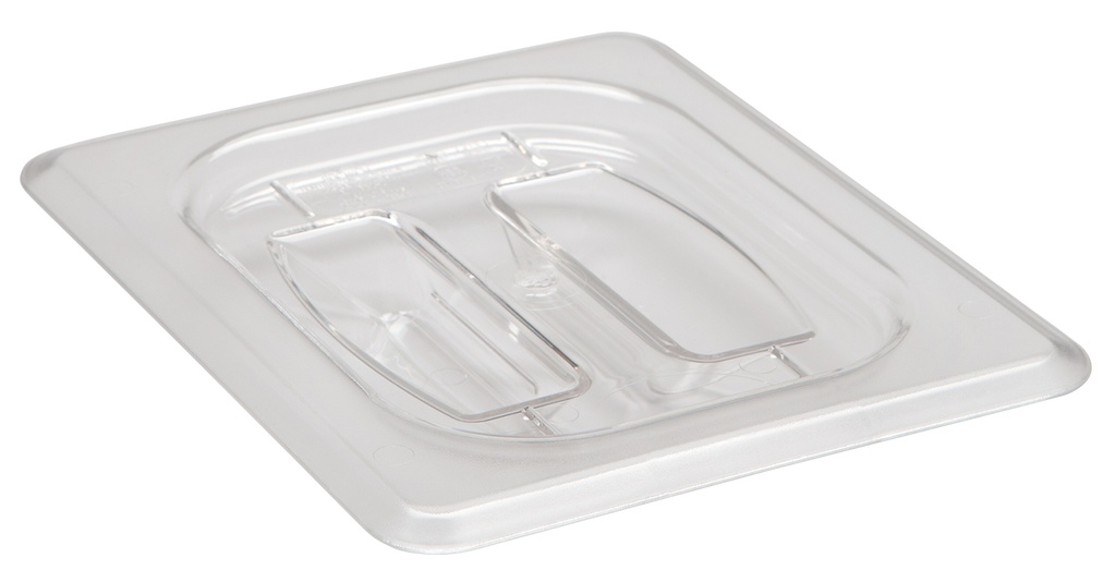 Veko na gastronádobu s rukoväťou 1/8, 16,12x13,17 cm, priehľadný PC