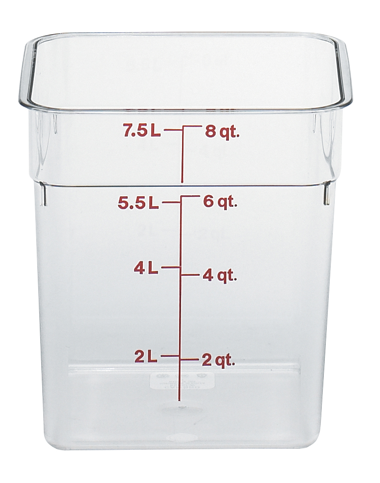 Nádoba na uskladnenie potravín CamSQUARE s objemom 7,6 l, PC