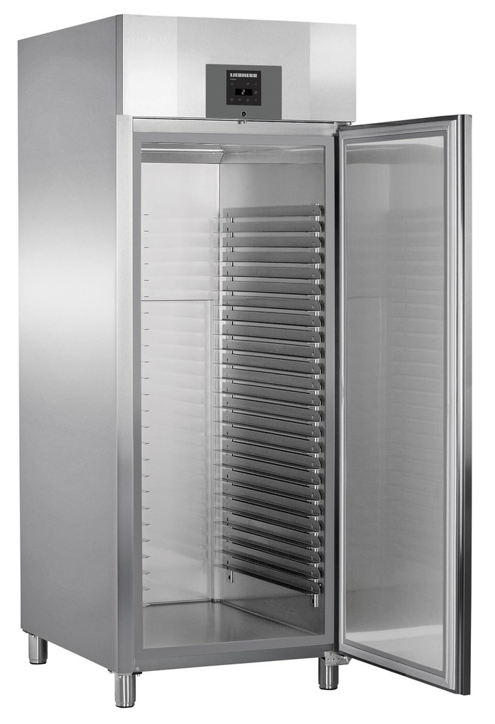 Chladnička pre pekárenské plechy s dynamickým chladením, 600 x 800 mm, 856/677 l, nerez
