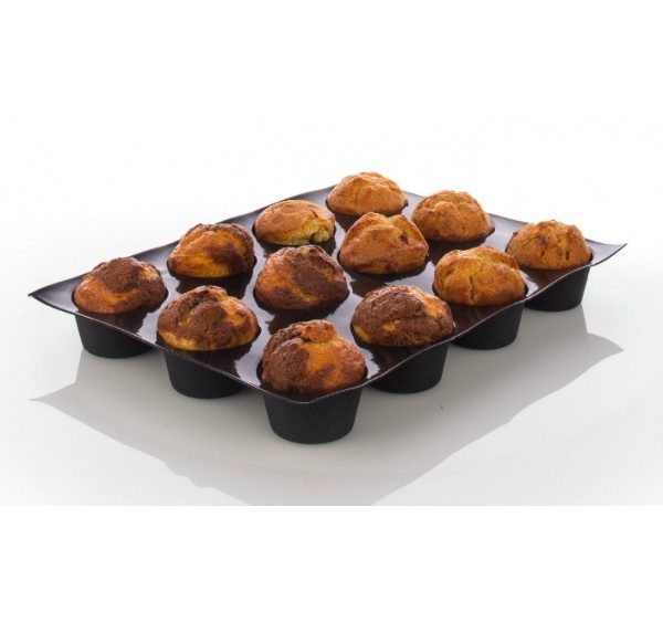 Forma na muffiny 300 × 400 mm (pre 1/1GN) na 12 muffinov