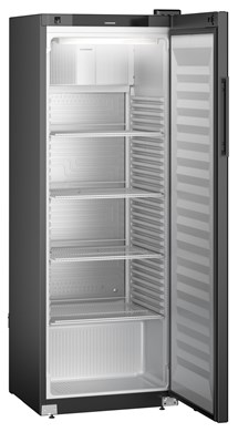 Chladnička s plnými dverami a dynamickým chladením, 327 l, čierna