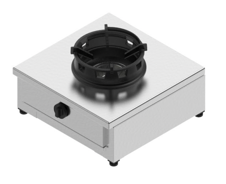 Plynový sporák - 1 horák - 13 kW, V 257 mm