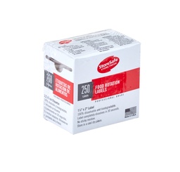 [1252SLB250] Etikety na označenie potravín so šablónou 3 x 5 cm, 24 roliek po 250 ks