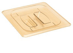 [60HPCHU150] Veko s rukoväťou na gastronádobu H-PAN 1/6, 16,2x17,6 cm, jantár