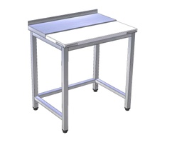 [PSR-1] Pracovný stôl rozhrábkový – nerez/plast
