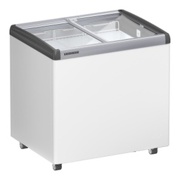 [EFE 2252] Predajná truhlicová mraznička so statickým chladením, 163 l, biela, sklenený posuvný kryt