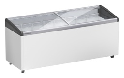 [EFI 5653] Predajná truhlicová mraznička so statickým chladením, 408 l, biela, sklenený posuvný kryt