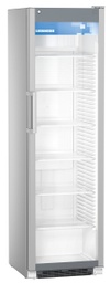 [FKDv 4503] Prezentačná chladnička s presklennými dverami a dynamickým chladením, 441 l, sivá