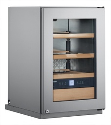 [WKes 653] Chladnička na skladovanie vína GrandCru, 48 l, nerez,  sklenené dvere