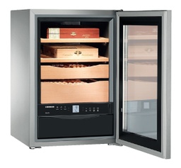 [ZKes 453] Humidor, 39 l, nerez, sklenené dvere