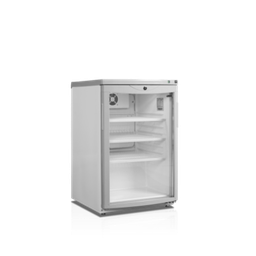 [BC85 w/Fan] Chladnička na nápoje, 92 l, podpultová, presklená, biela