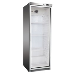 [DR-400GS] Chladnička nerezová presklená ventilovaná 350 l
