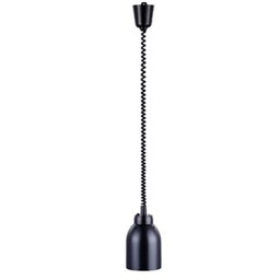 [SD800-144] Lampa infra závesná, čierna