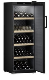 [WSbl 5001] Chladnička na skladovanie vína GrandCru, 378 l, čierna, plné dvere