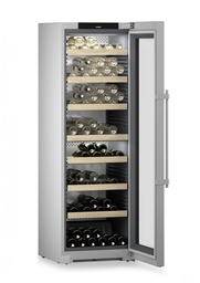 [WPsd 5252] Chladnička na skladovanie vína Vinidor, 367 l, 2 zóny, strieborná, sklenené dvere